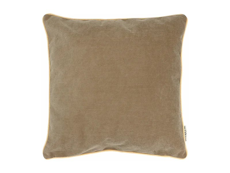 Housse de coussin 40x40 cm STARSKY Marron Ficelle