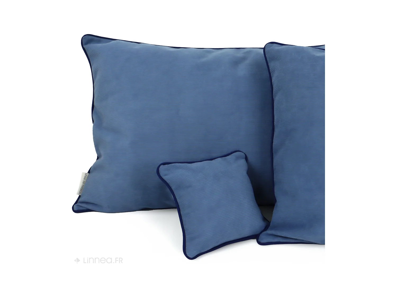 Housse de coussin 30x60 cm STARSKY Bleu Azur