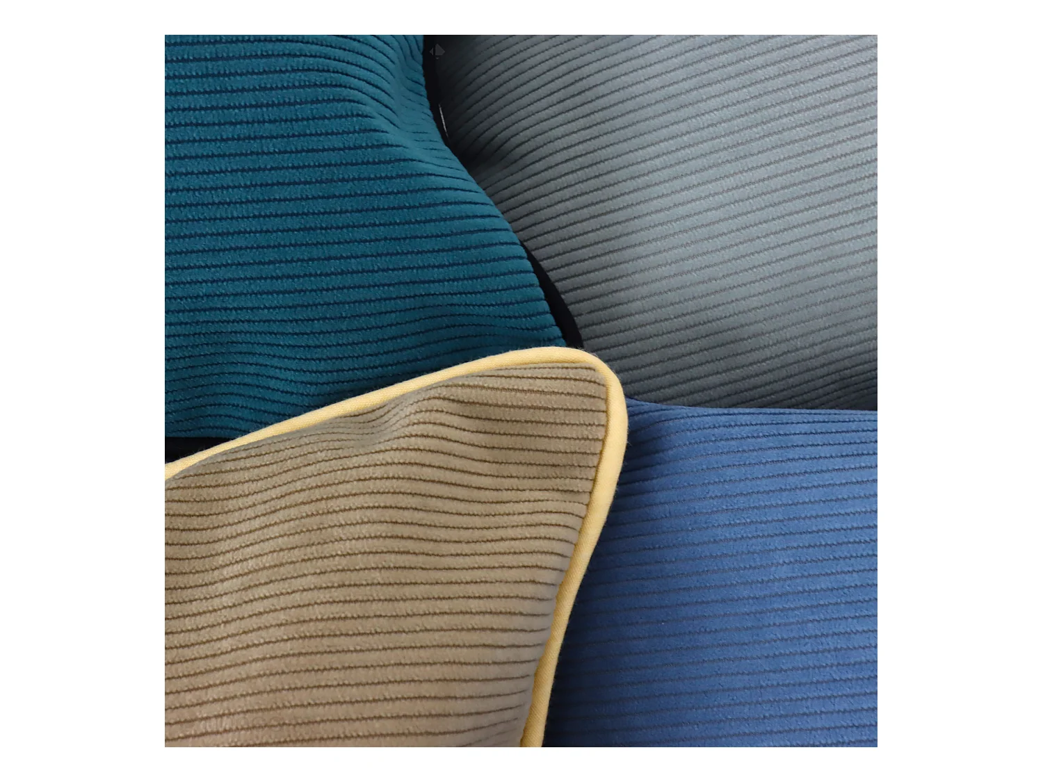 Housse de coussin 30x60 cm STARSKY Bleu Azur