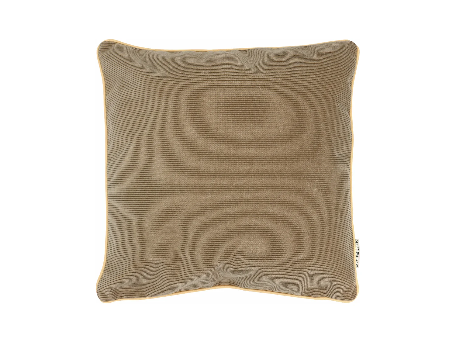 Housse de coussin 50x50 cm STARSKY Marron Ficelle