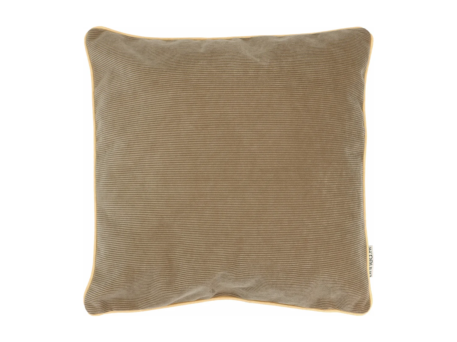 Housse de coussin 50x50 cm STARSKY Marron Ficelle