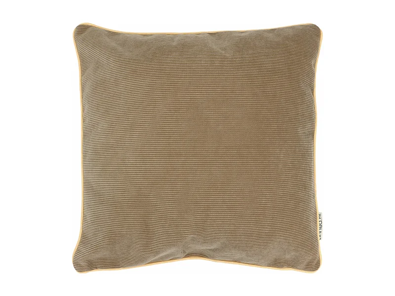 Housse de coussin 50x50 cm STARSKY Marron Ficelle