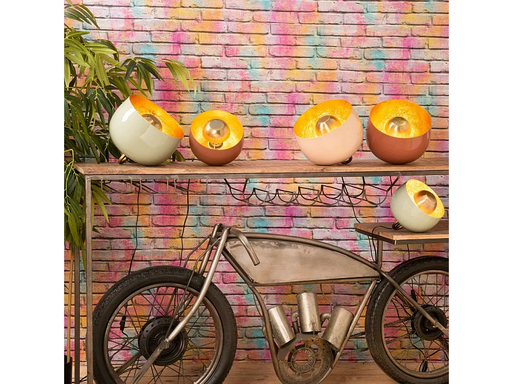 Lampe de table Samuel verte 28 cm