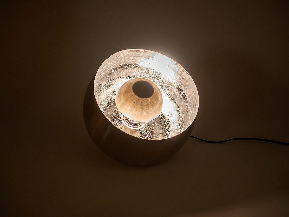 Lampe table Samuel argent modèle moyen E27 25W