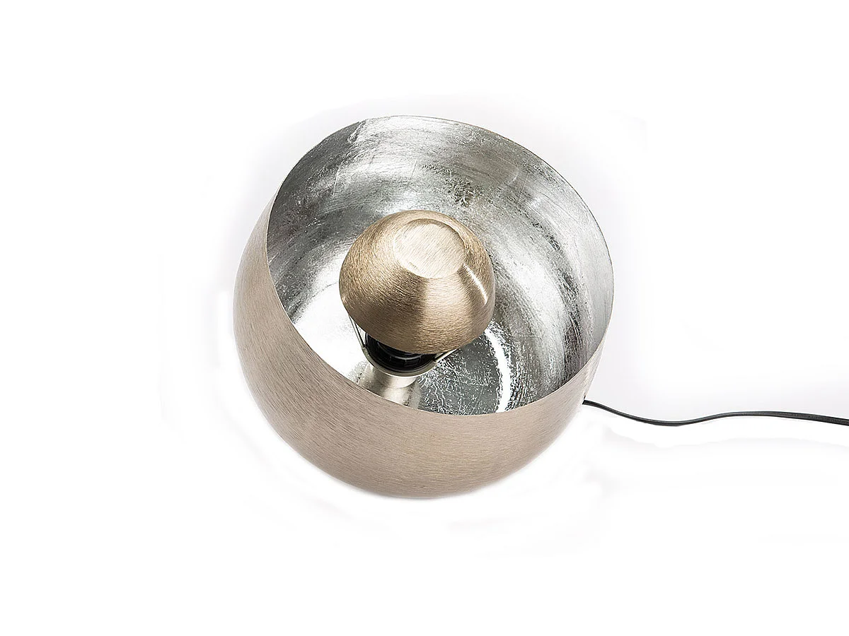 Lampe table Samuel argent modèle moyen E27 25W