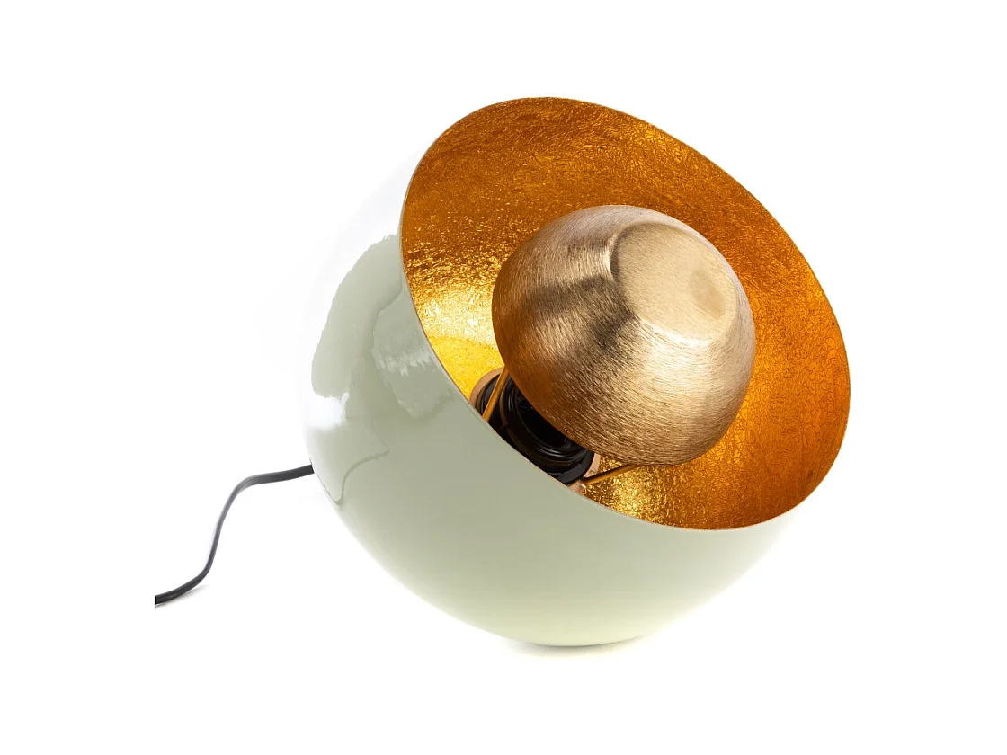 Lampe de table Samuel vert 20.5 cm