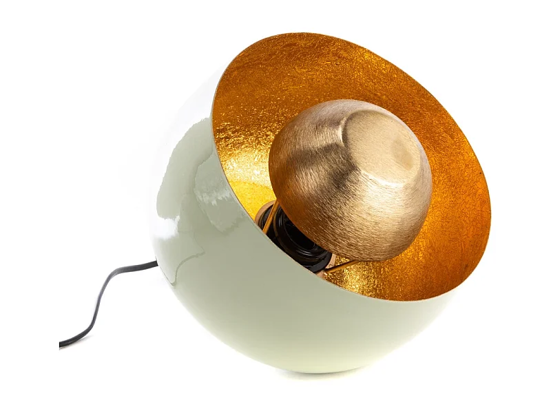 Lampe de table Samuel vert 20.5 cm