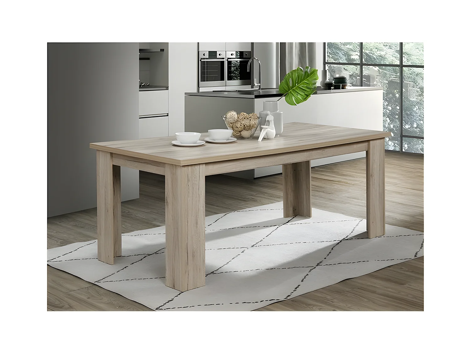 Table à manger 190 x 90 cm fixe Olivier