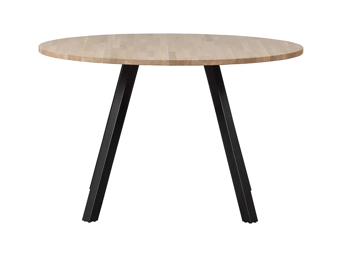 TABLO - Mesa de comedor redonda de madera D 120