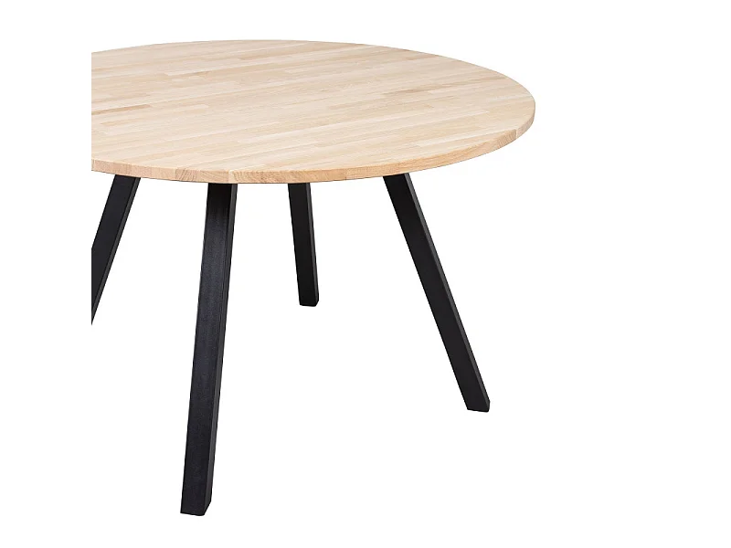 Table à manger rond en chêne 4 couverts TABLO