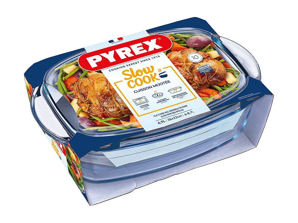 Pyrex 466A000/6343 teglia da forno Rettangolare Vetro Pirofila casseruola