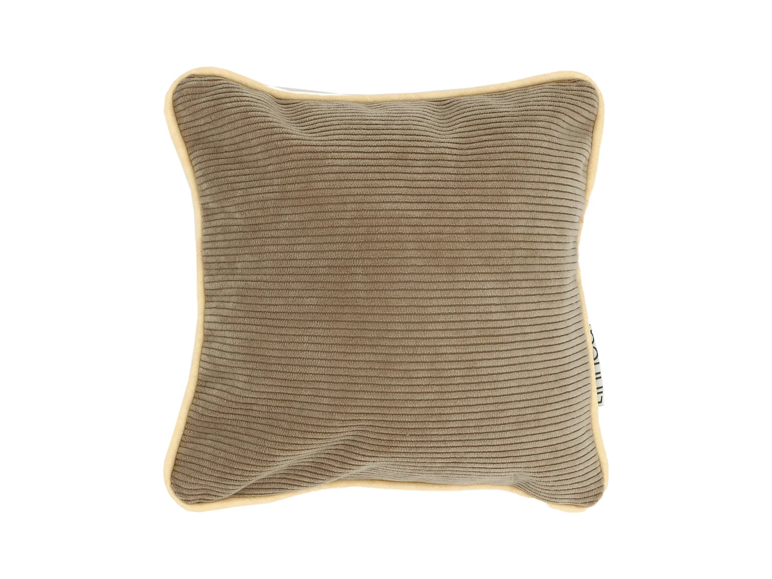 Housse de coussin 20x20 cm STARSKY Marron Ficelle