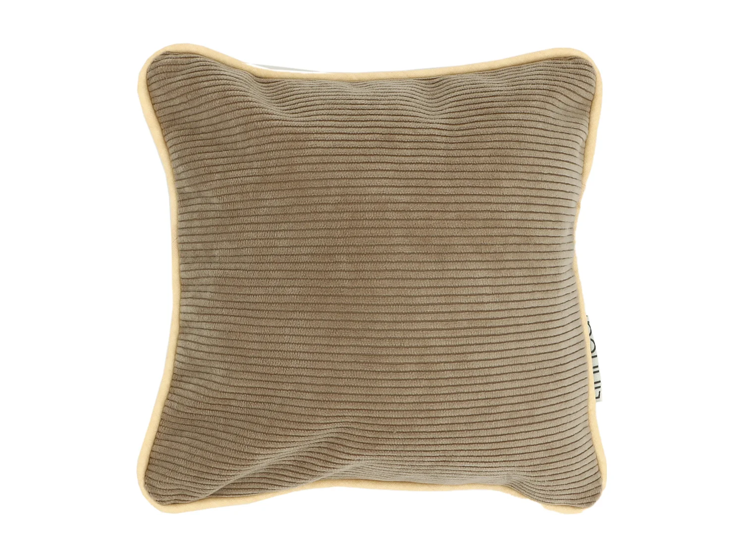 Housse de coussin 20x20 cm STARSKY Marron Ficelle