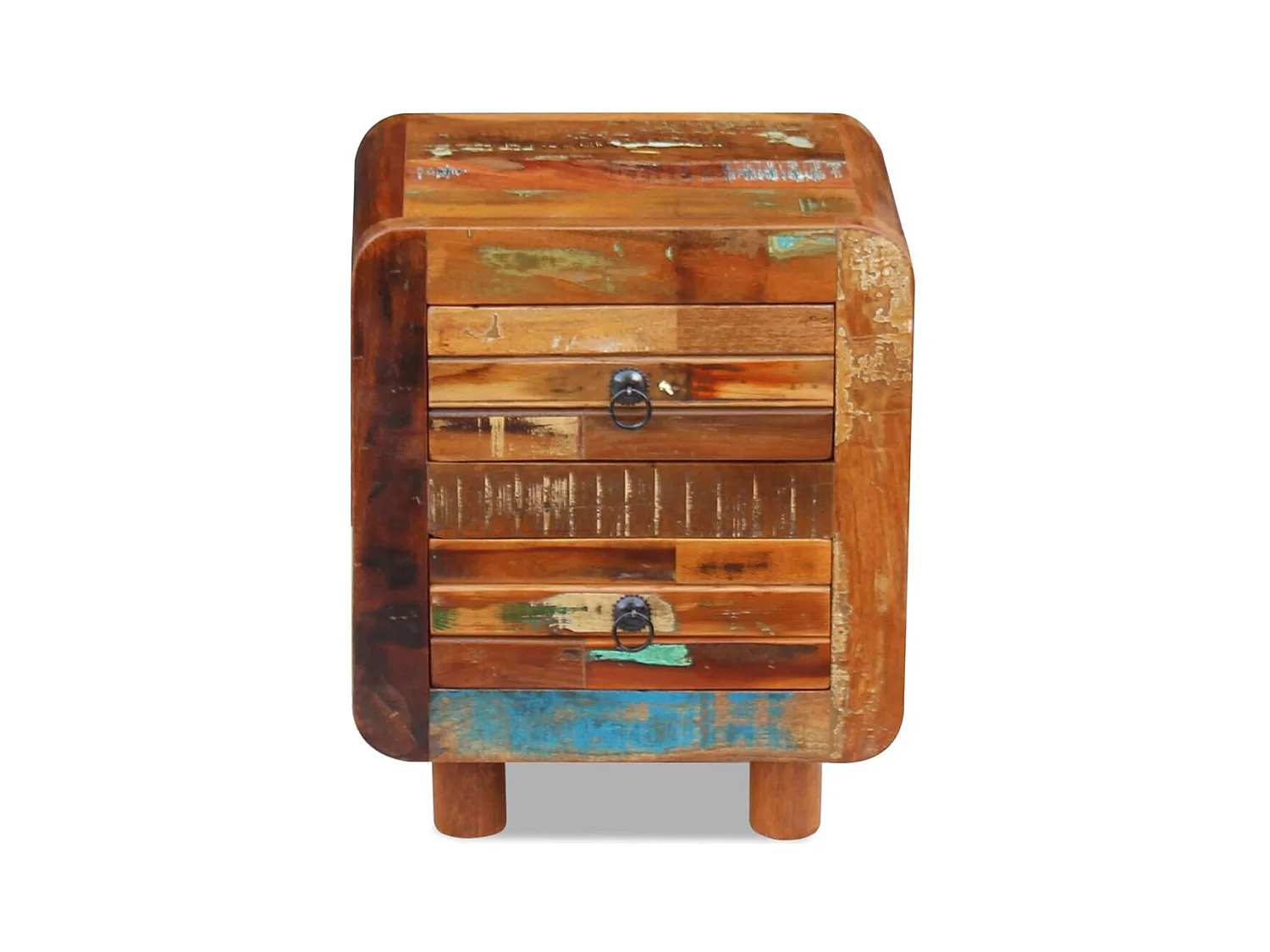 Table de nuit chevet bois marron 43 x 33 x 51 cm 1402012