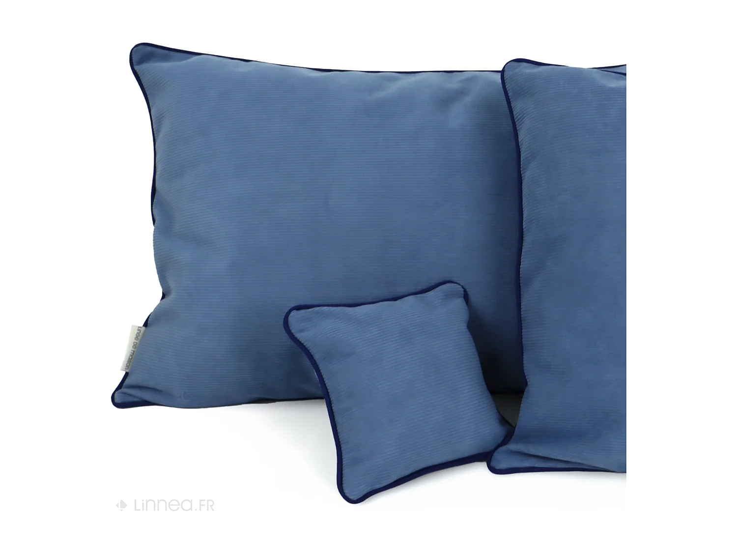 Housse de coussin 65x65 cm STARSKY Bleu Azur