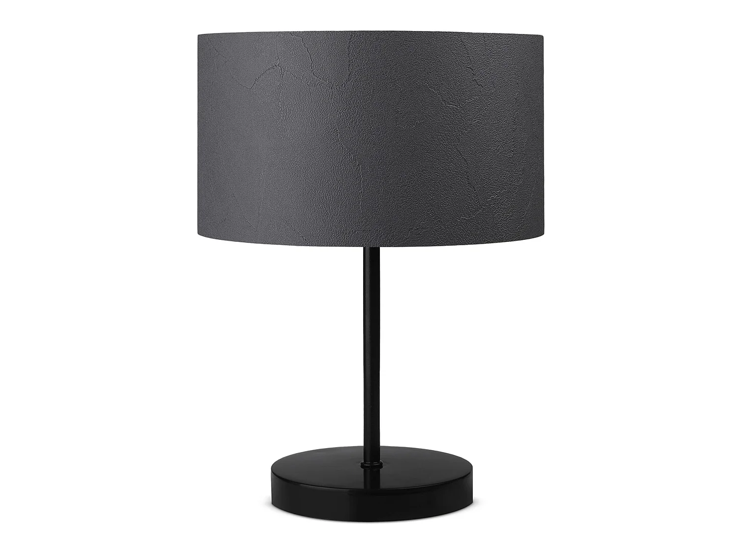 Lampe de bureau Margate E27 hauteur 35 cm noir / anthracite [lux.pro]