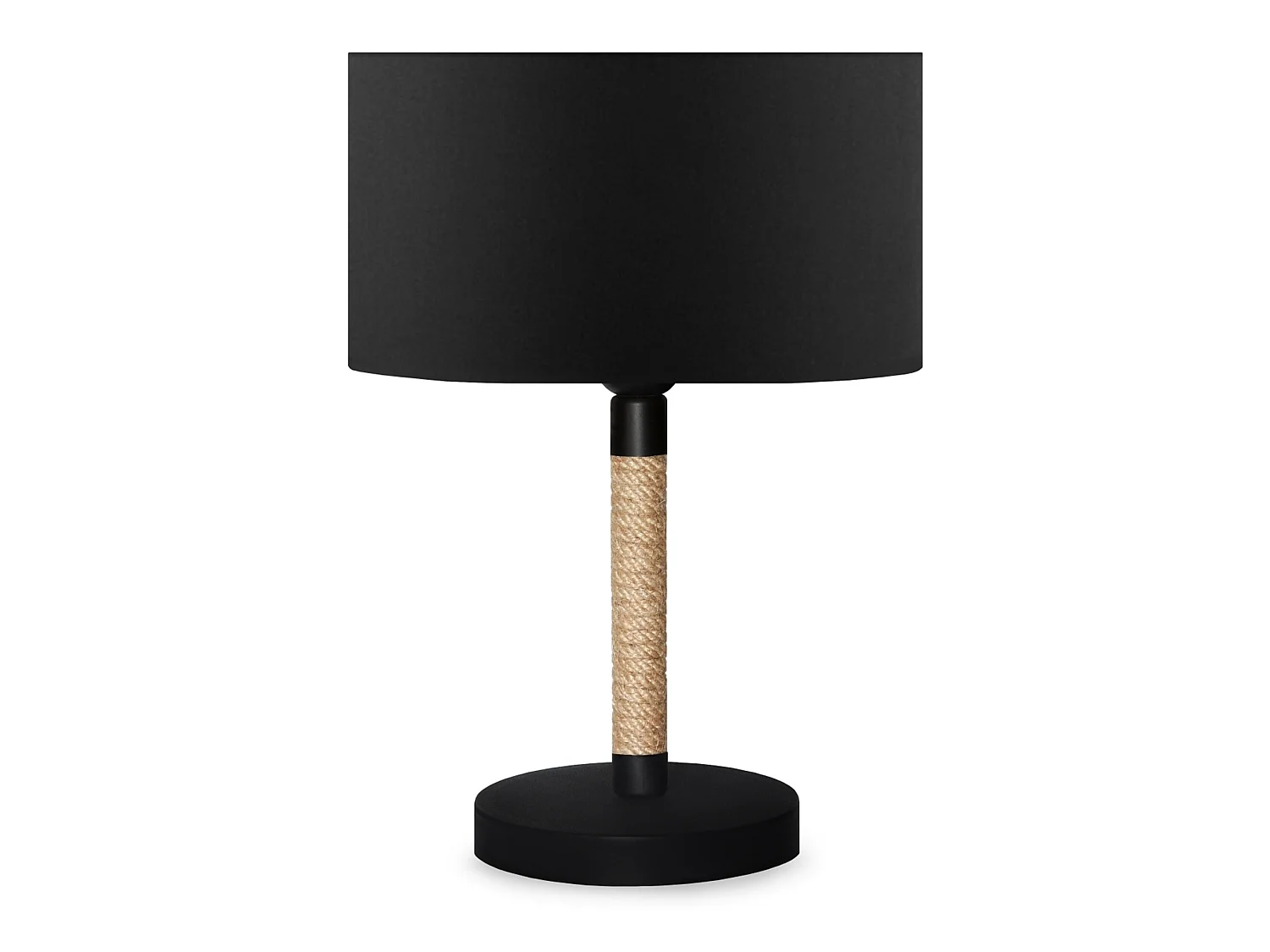 Lampe de bureau Rayleigh E27 hauteur 37 cm noir [lux.pro]