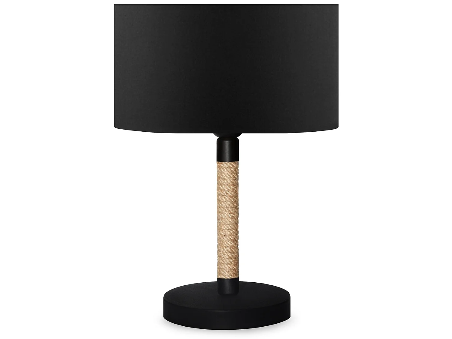 Lampe de bureau Rayleigh E27 hauteur 37 cm noir [lux.pro]