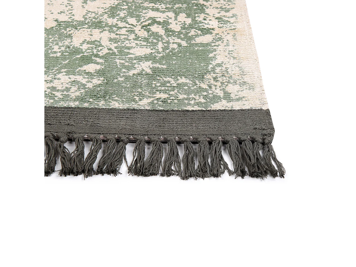 Vloerkleed viscose groen/beige 160 x 230 cm AKARSU