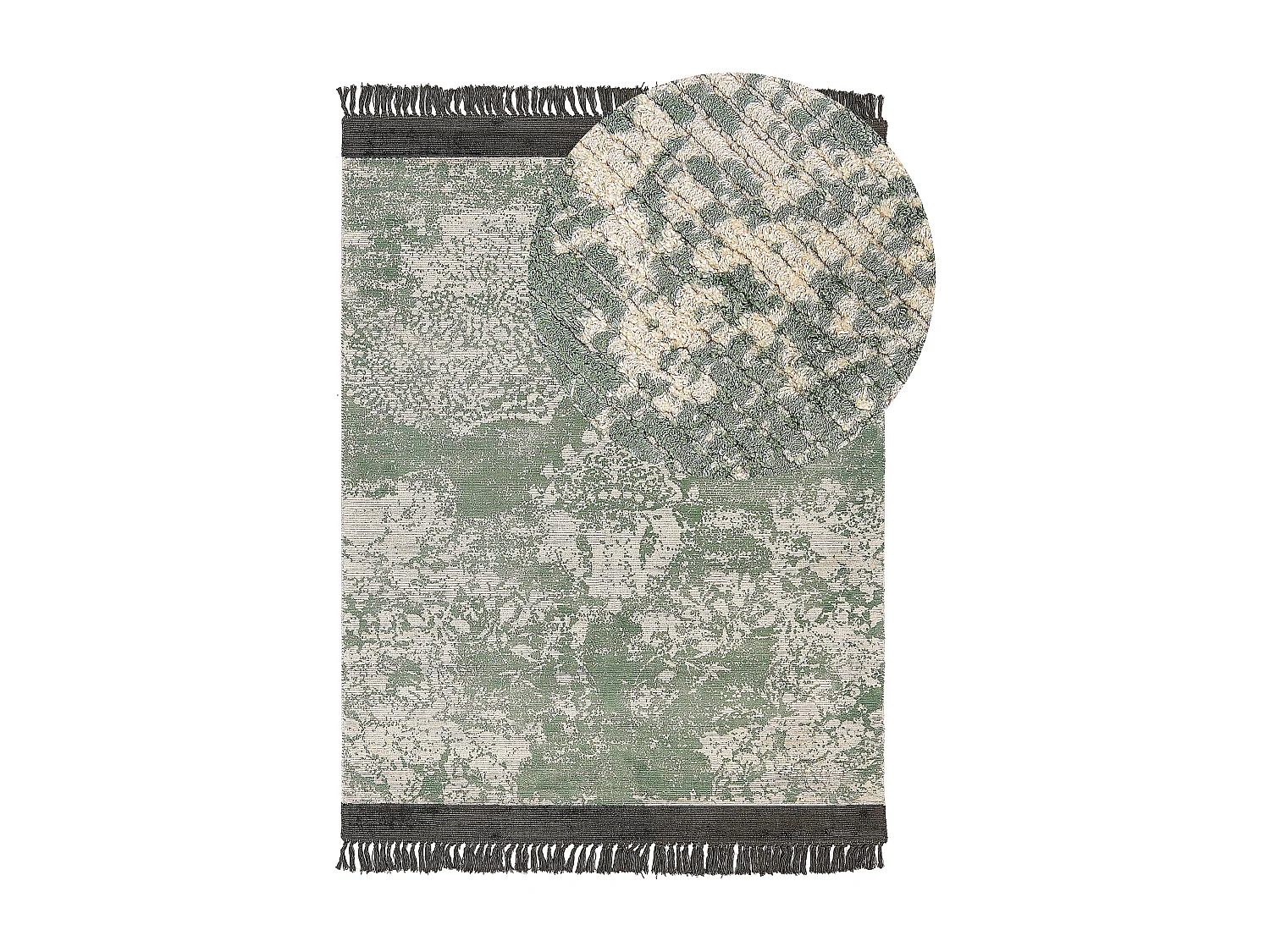 Tapis AKARSU Vert 160 x 230 cm Soie artificielle