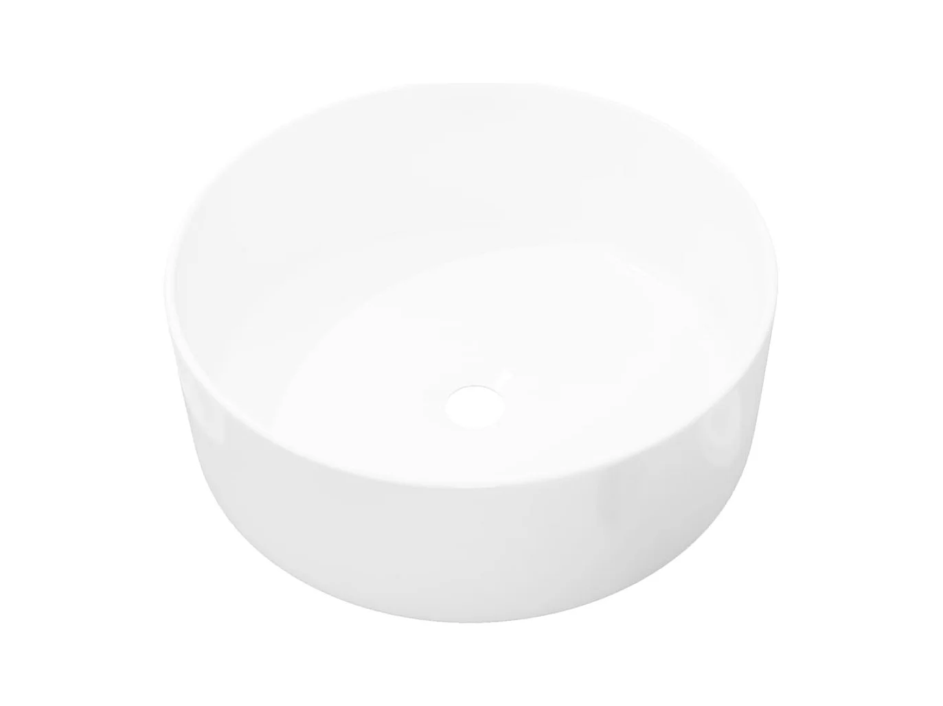 Lavabo ronde 40 x blanche 40 x 40 x 15 cm 02_0002529