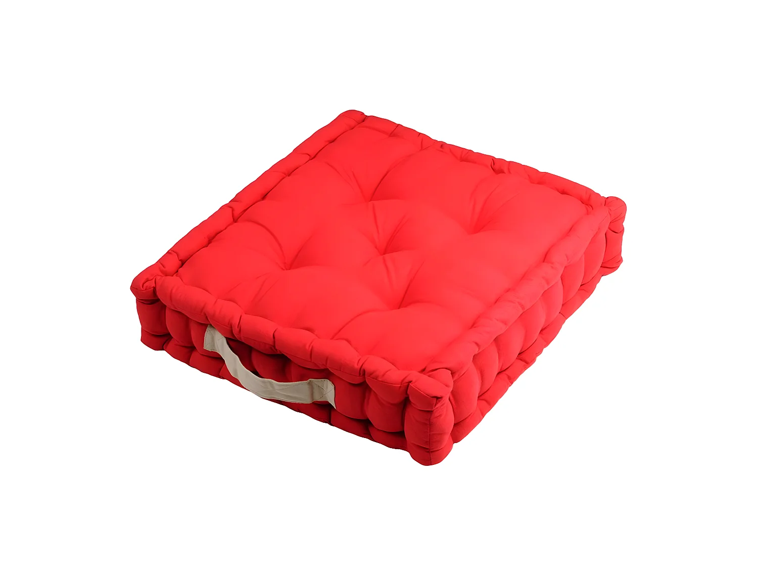 Coussin de sol en coton Uni