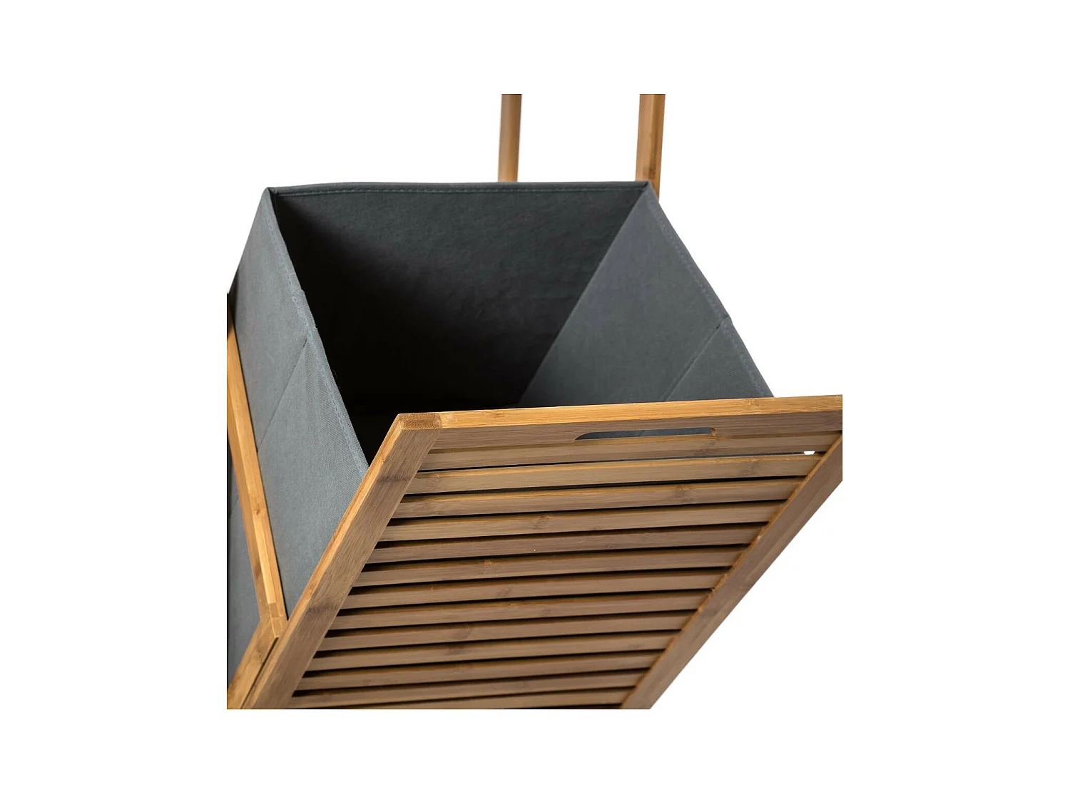 Étagère 2 Cases & Panier "Mix N Modul" 118cm Naturel