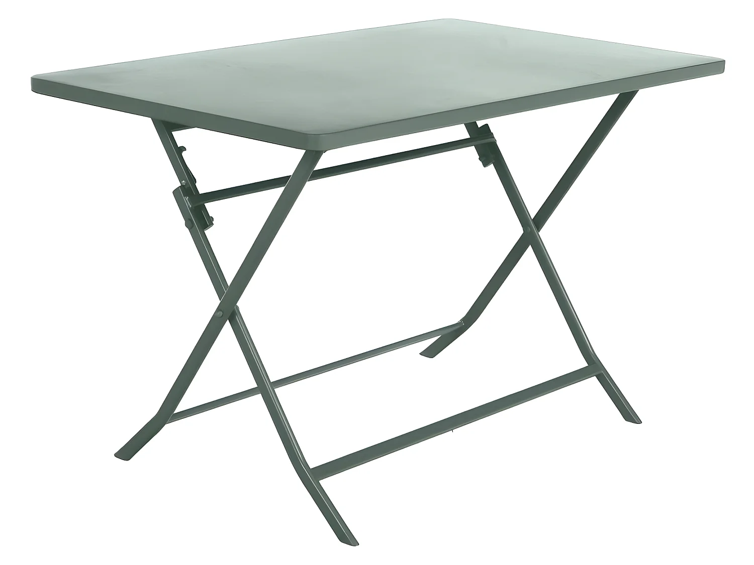 Table rectangulaire pliante Greensboro 4p vert olive Hespéride
