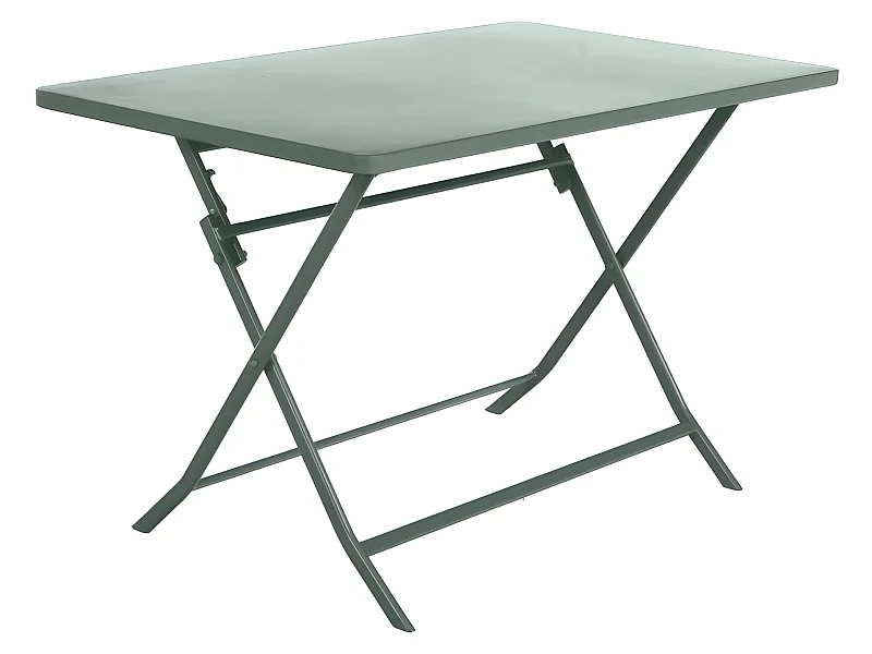 Table rectangulaire pliante Greensboro 4p vert olive Hespéride