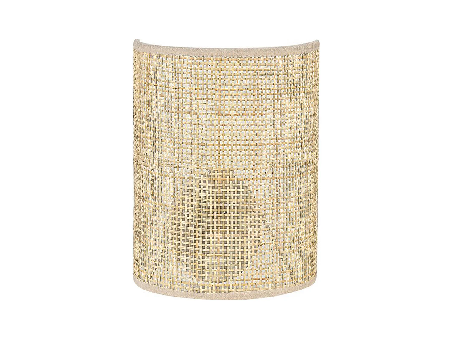 Lampa ścienna DEMITRIE Rattan Naturalny