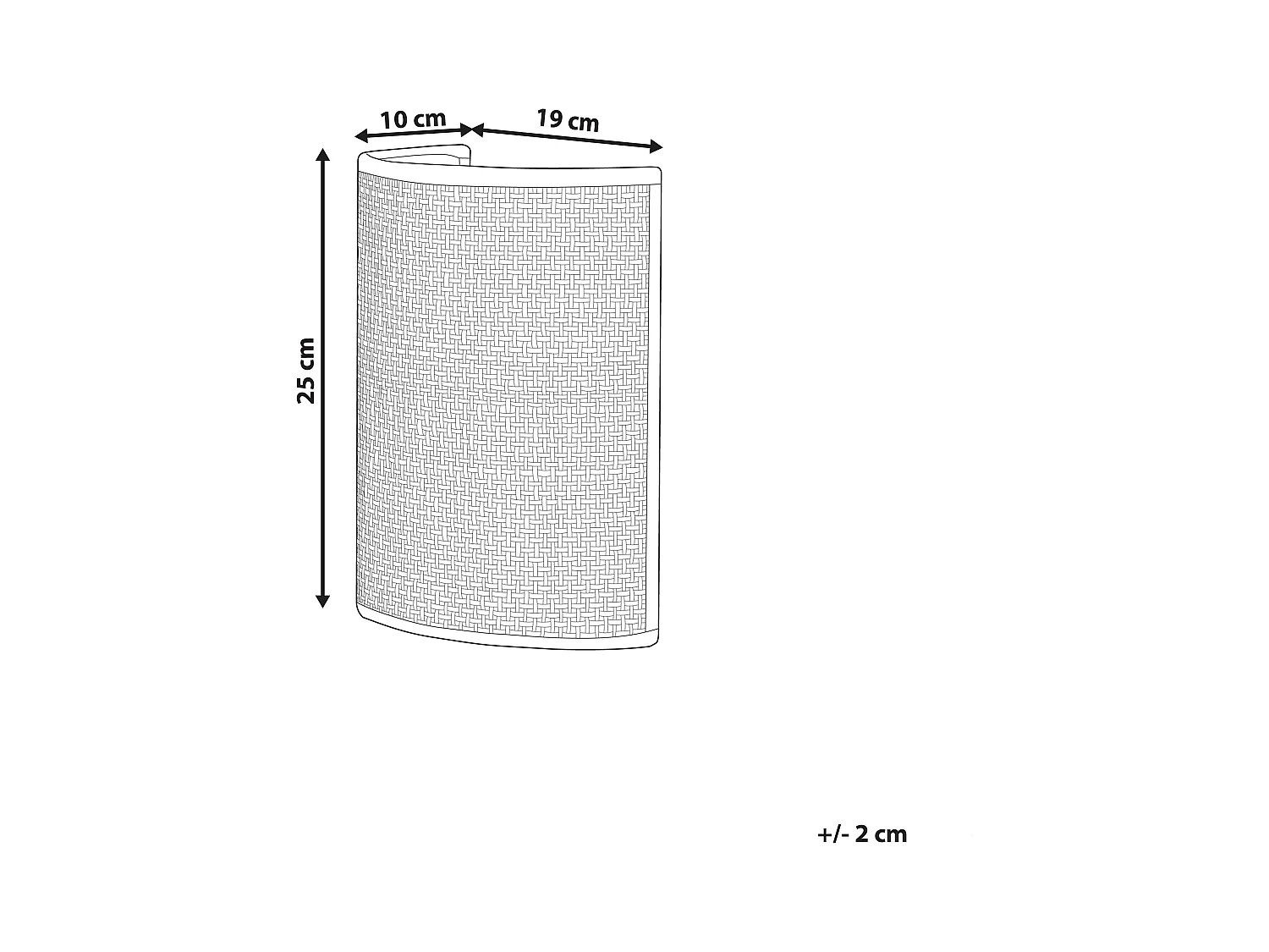Lampa ścienna DEMITRIE Rattan Naturalny