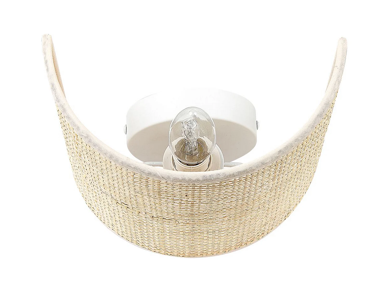 Lampe murale CARIO Rotin Naturel