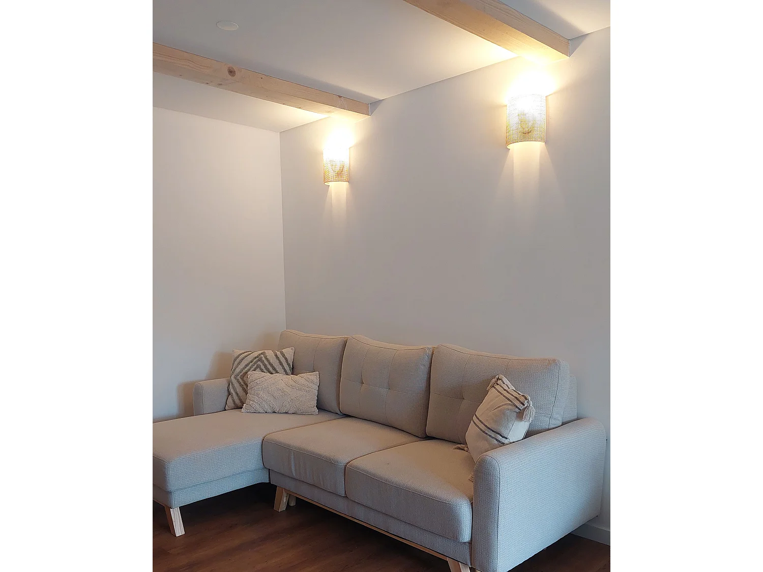 Lampe murale CARIO Rotin Naturel