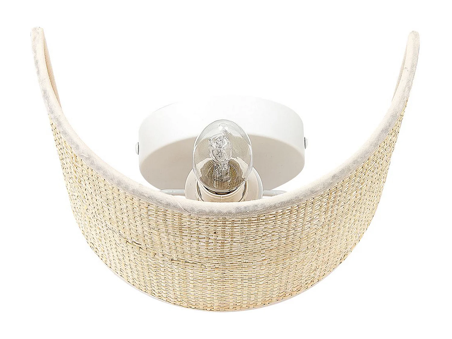 Lampe murale CARIO Rotin Naturel