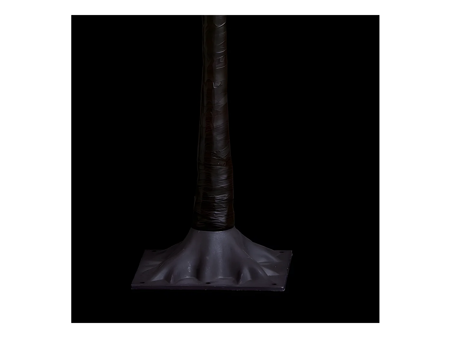 Déco de Noël Arbre lumineux Palmier feuilles dorées 120 LED Blanc chaud H 120 cm