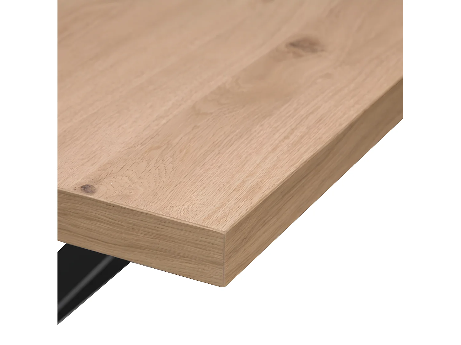 Table à Manger Design Pieds Croix "Steja" 180cm Naturel