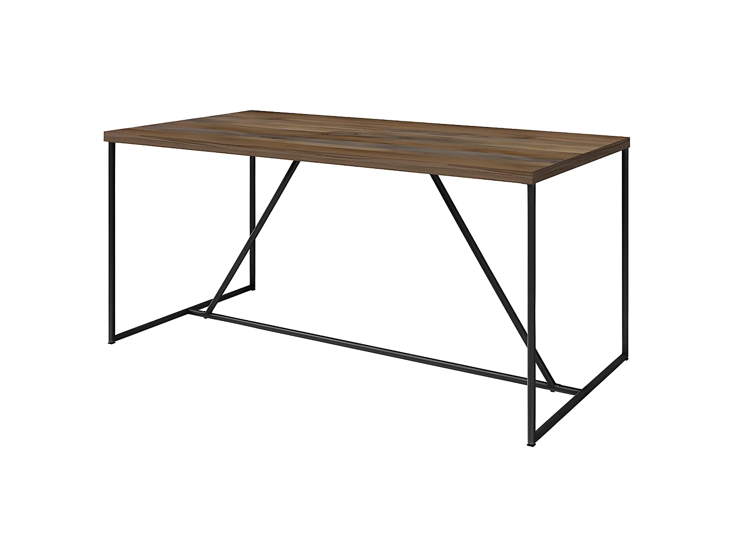 Table à manger 180 x90 cm pieds métal Devine