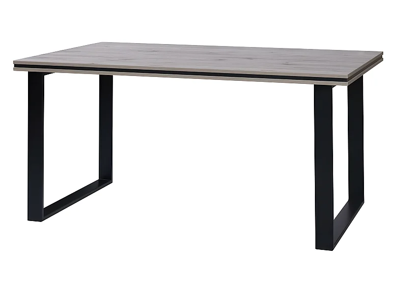 Table à manger 160 x 90 cm pieds métal Marseille