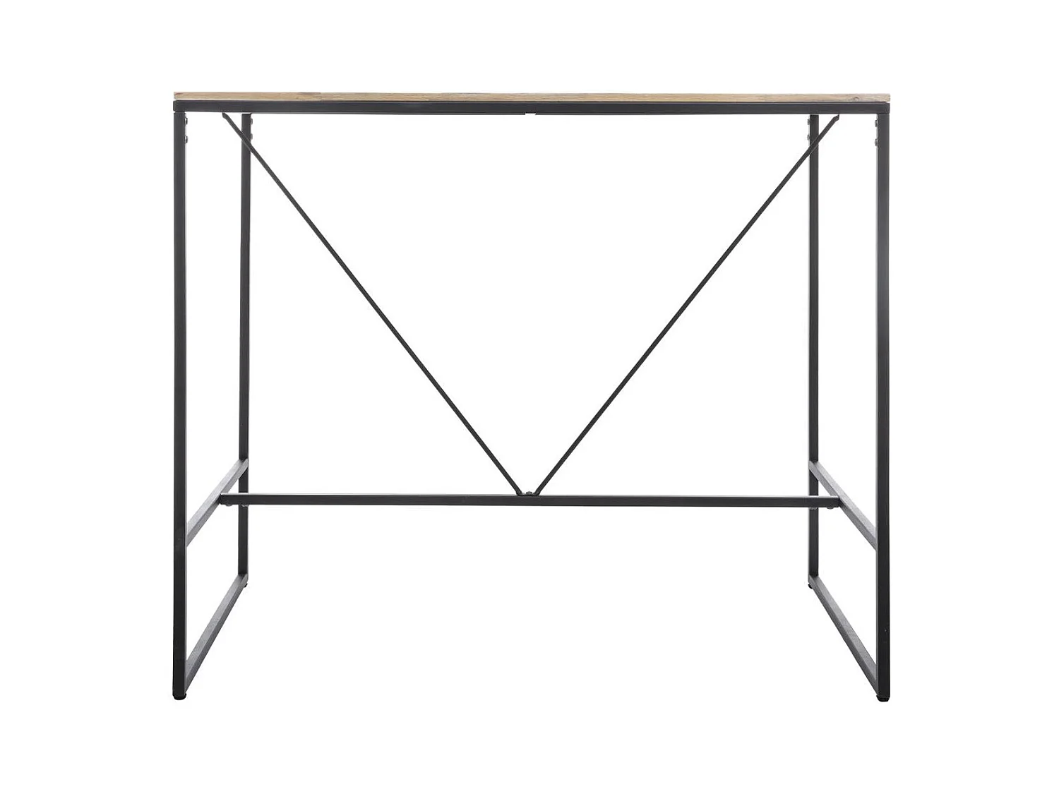 Table de Bar Design "Edena" 70x115cm Noir