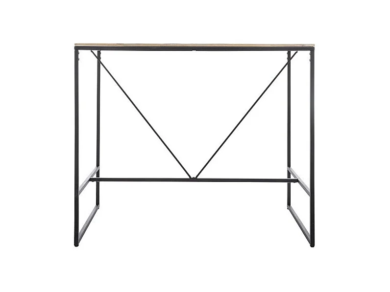 Table de Bar Design "Edena" 70x115cm Noir