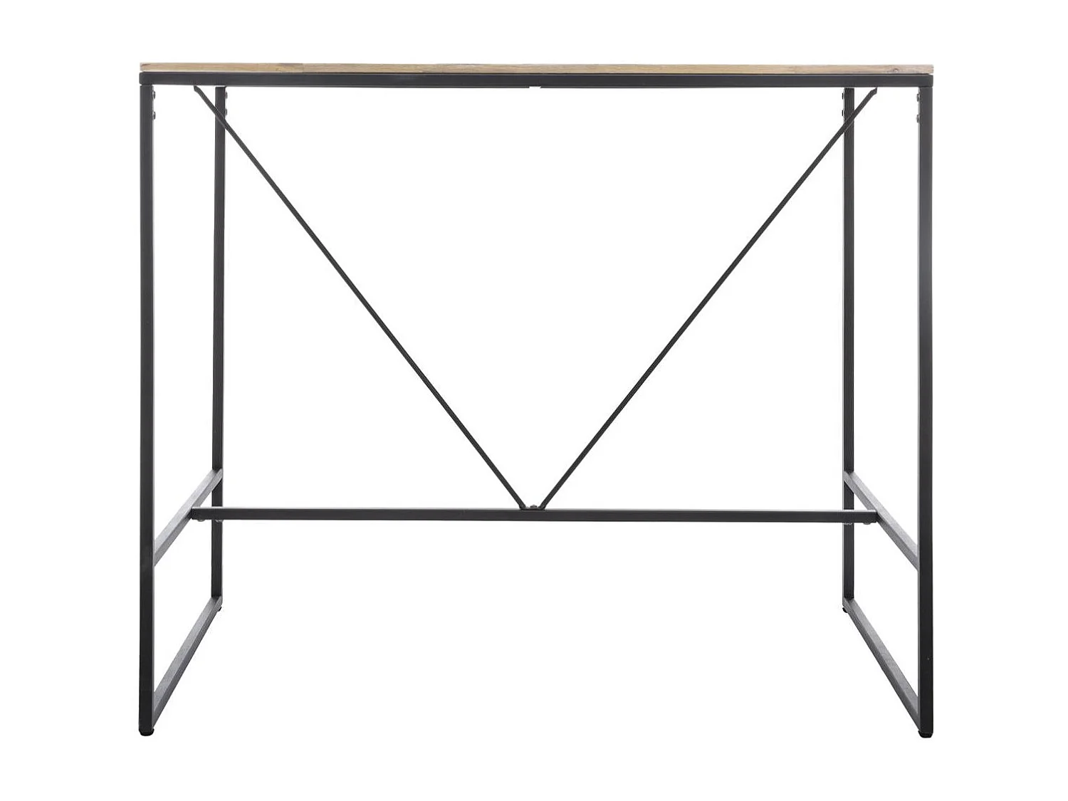 Table de Bar Design "Edena" 70x115cm Noir
