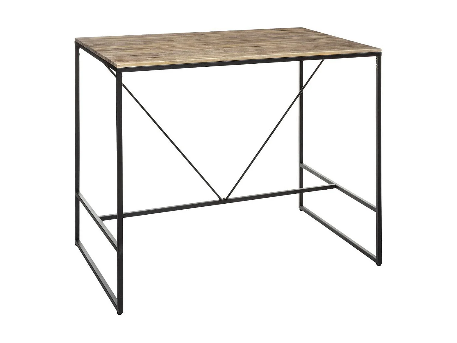 Table de Bar Design "Edena" 70x115cm Noir