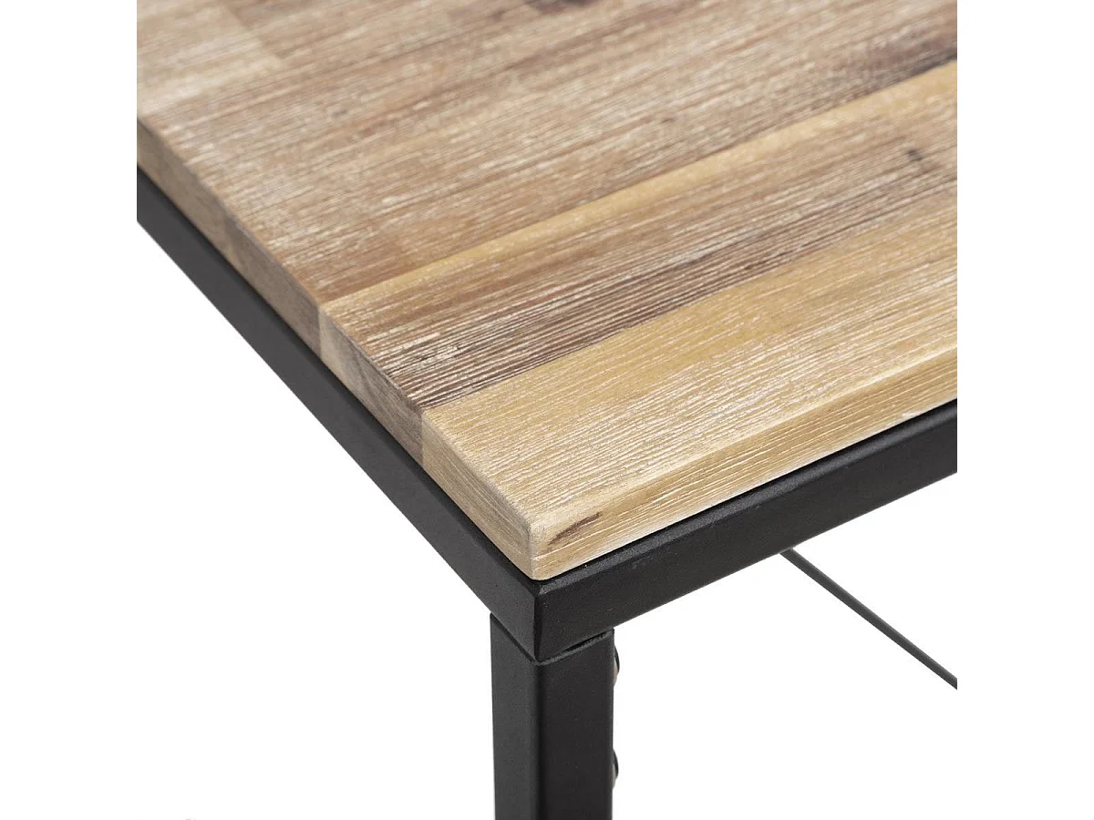Table de Bar Design "Edena" 70x115cm Noir