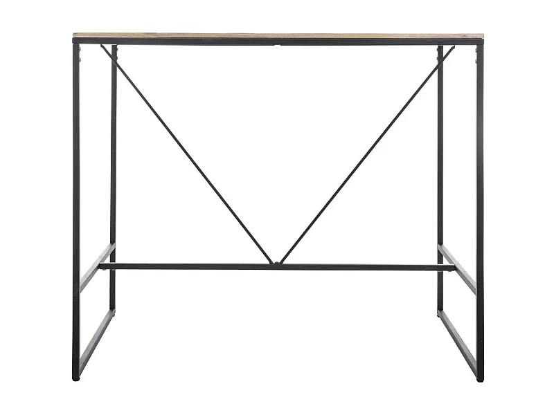 Table de Bar Design "Edena" 70x115cm Noir