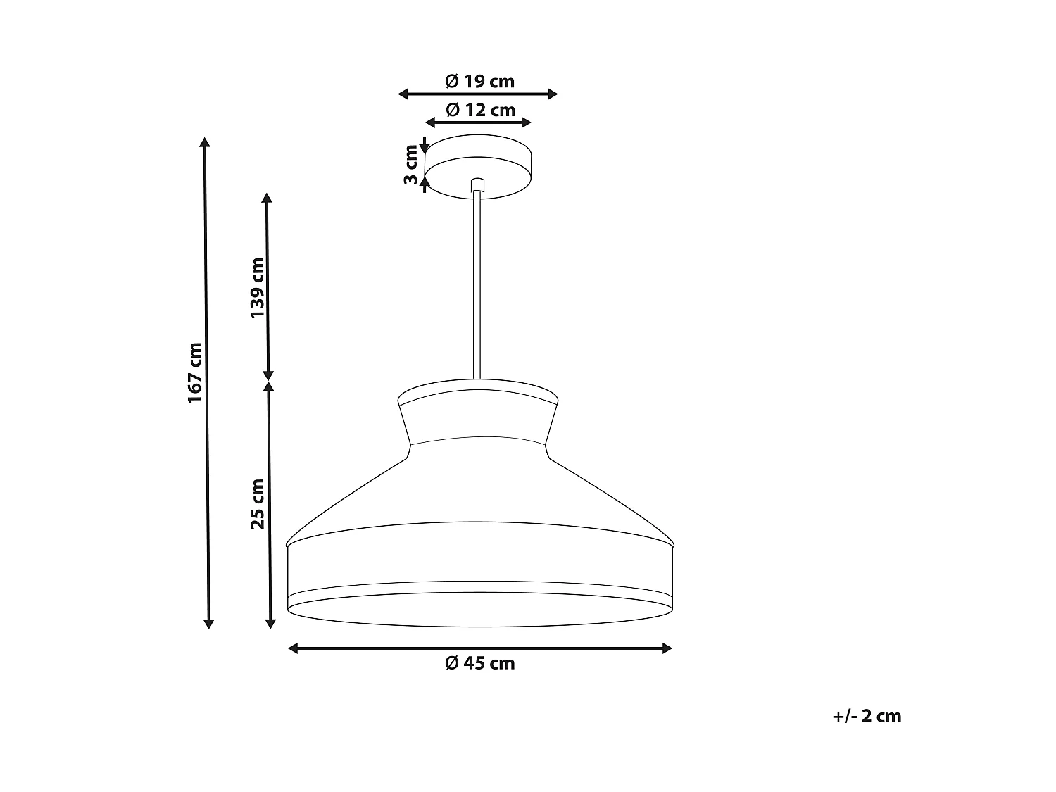 Hanglamp BATALI Rotan Mosterdgeel