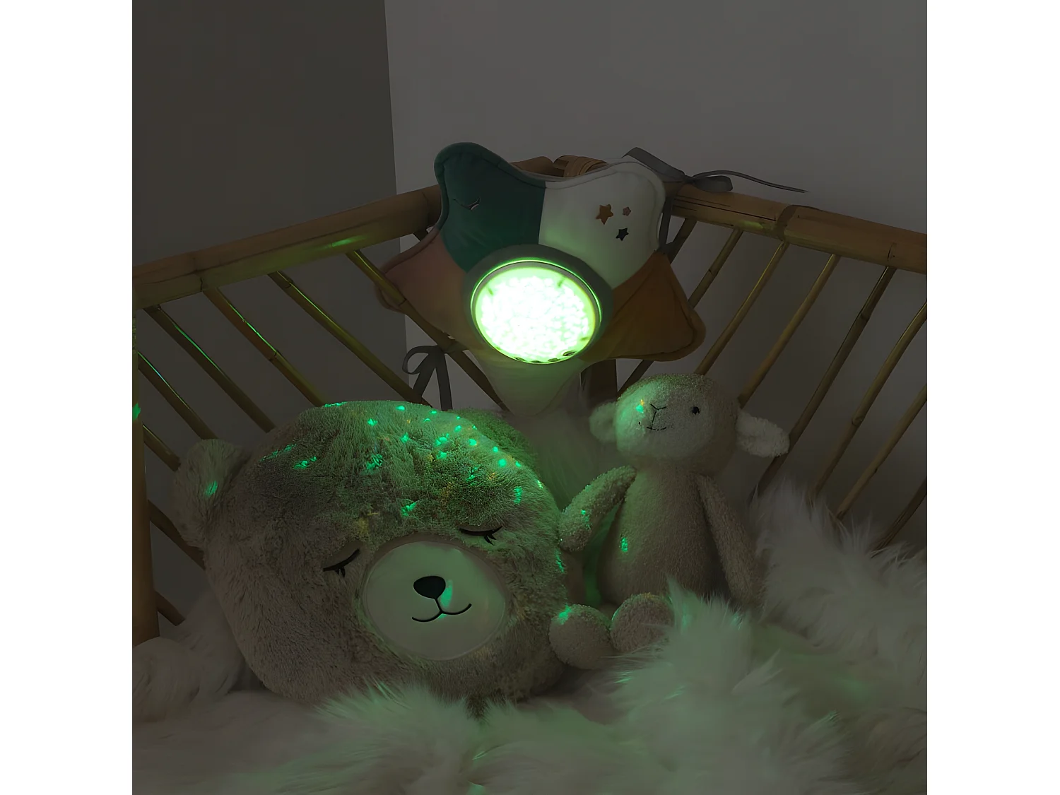 Veilleuse Enfant "Projecteur Étoile" 25cm Multicolore