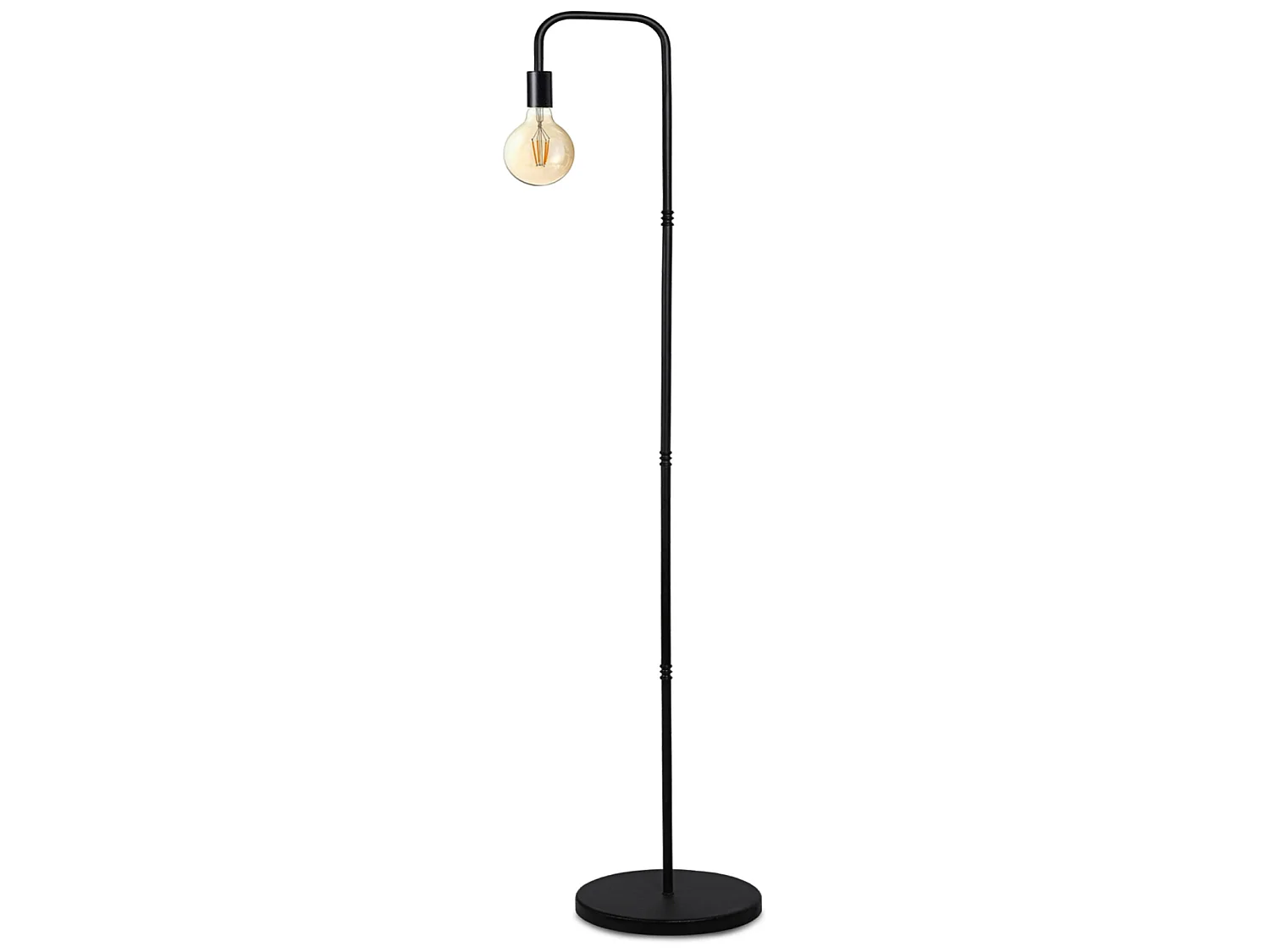 Lampadaire Runcorn hauteur 150 cm E27 noir [lux.pro]