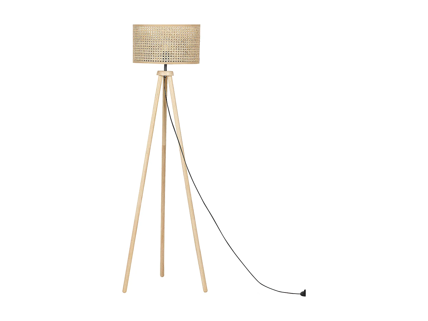 Lampadaire PENTON Rotin Naturel