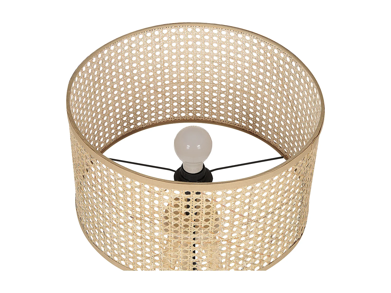 Lampadaire PENTON Rotin Naturel