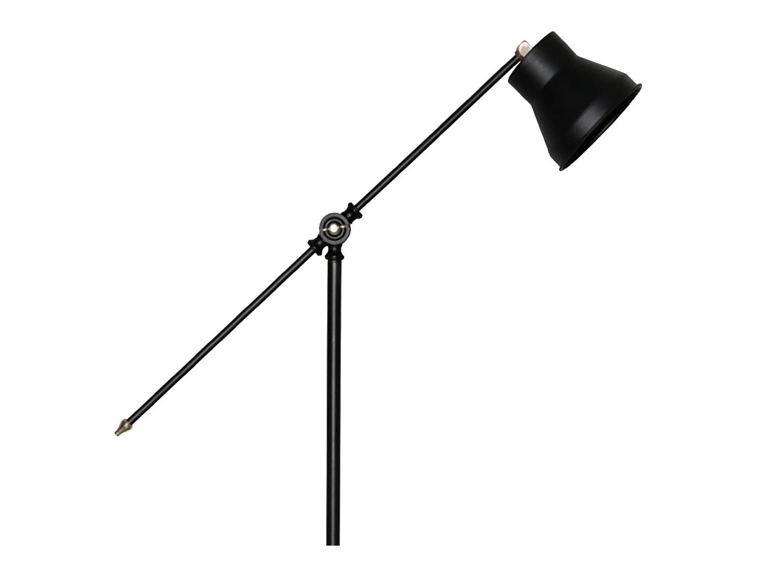 Lampadaire Peterborough hauteur 145 cm E14 effet bois / noir [lux.pro]
